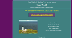Desktop Screenshot of capewrath.org.uk
